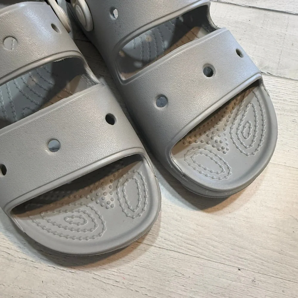 Crocs Classic All Terrain Strap Sandals Light Gray men 4 women's‎ 6